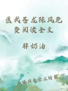 醫武蒼龍陳風免費閱讀全文